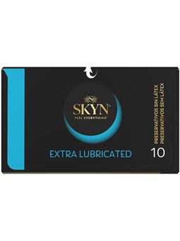 Skyn Extra Lubricated - Extra Lubricated Latex-Free Condoms 10 Units