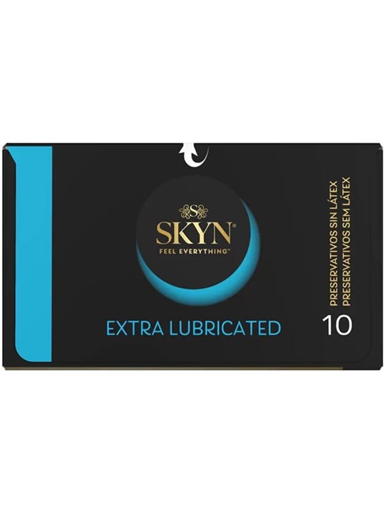 Skyn Extra Lubricated - Extra Lubricated Latex-Free Condoms 10 Units