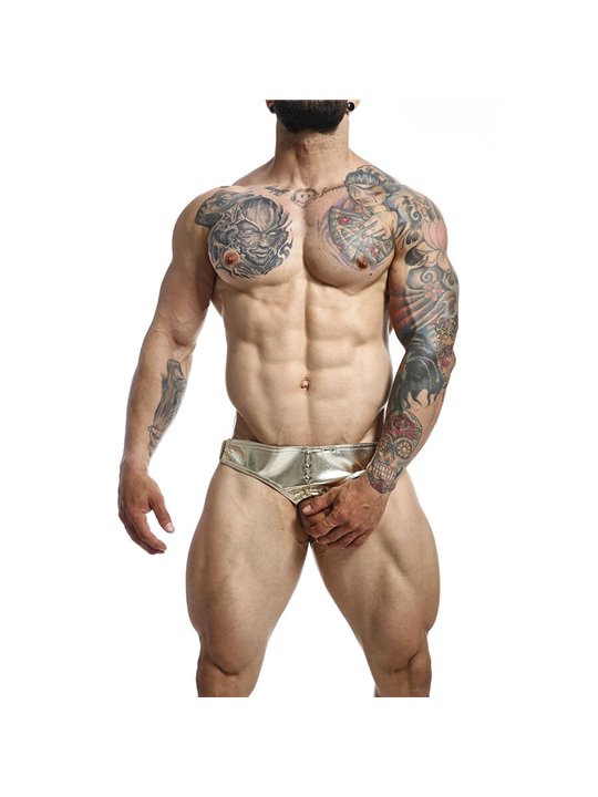 Mob Dngeon Jockstrap - Sospensorio Colore Oro con Anello Fallico