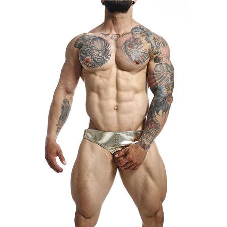 Mob Dngeon Jockstrap - Sospensorio Colore Oro con Anello Fallico