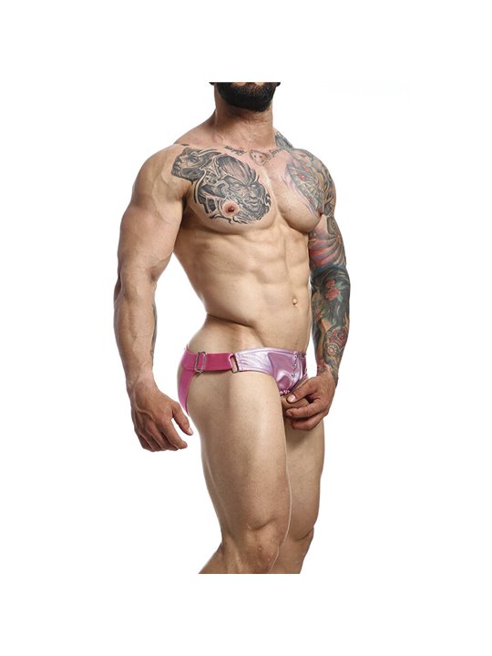 Mob Dngeon Jockstrap - Sospensorio Colore Rosa con Anello Fallico