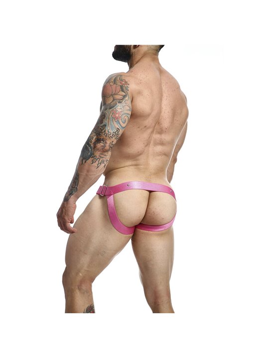 Mob Dngeon Jockstrap - Sospensorio Colore Rosa con Anello Fallico