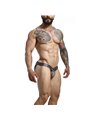 Mob Dngeon Snap Jokstrap - Sospensorio Grigio in Pelle con Catene