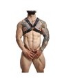 Mob Dungeon Classic Cross Harness - Men's Black Leather Harness