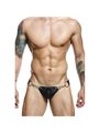 Mob Dungeon Snap Jokstrap - Vegan Leather Black Jockstrap