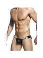 Mob Dungeon Snap Jokstrap - Vegan Leather Black Jockstrap