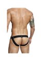 Mob Dungeon Snap Jokstrap - Vegan Leather Black Jockstrap