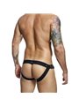 Mob Dungeon Snap Jokstrap - Vegan Leather Black Jockstrap