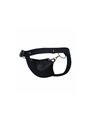 Mob Dungeon Snap Jokstrap - Vegan Leather Black Jockstrap