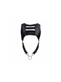 Mob Dngeon - Imbracatura in Pelle Vegana Nera con Anello Fallico