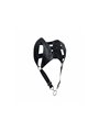 Mob Dngeon - Imbracatura in Pelle Vegana Nera con Anello Fallico
