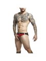 Mob Dungeon Jockstrap - Red Color Jockstrap with Phallic Ring