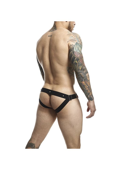 Mob Dungeon Jockstrap - Red Color Jockstrap with Phallic Ring