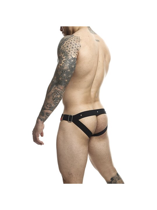 Mob Dungeon Jockstrap - Red Color Jockstrap with Phallic Ring