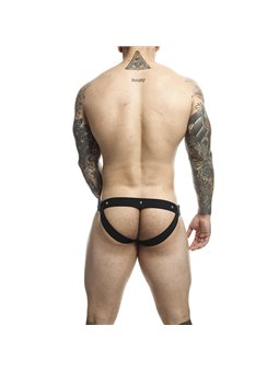 Mob Dungeon Jockstrap - Red Color Jockstrap with Phallic Ring