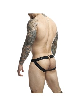 Mob Dngeon Jockstrap - Sospensorio in Pelle Vegana Rossa con Catene