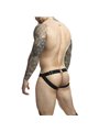 Mob Dngeon Jockstrap - Sospensorio in Pelle Vegana Rossa con Catene