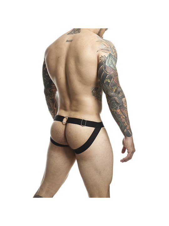 Mob Dngeon Jockstrap - Sospensorio in Pelle Vegana Rossa con Catene