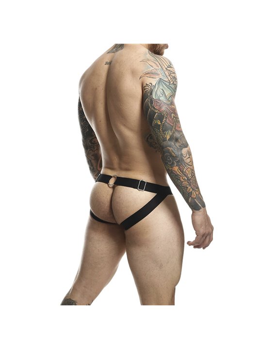 Mob Dngeon Jockstrap - Sospensorio in Pelle Vegana Gialla con Catene
