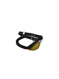 Mob Dngeon Jockstrap - Sospensorio in Pelle Vegana Gialla con Catene