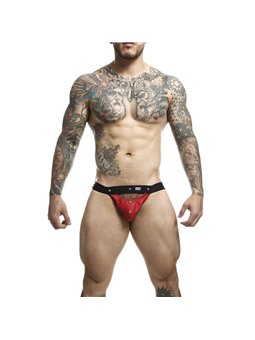 Mob Dngeon Sportsman - Sospensorio Rosso con Dettagli Metallici