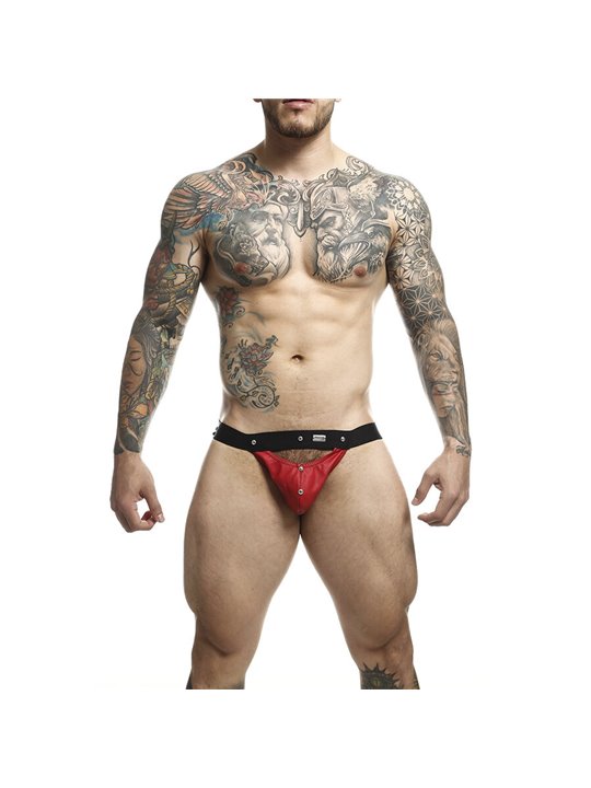 Mob Dngeon Sportsman - Sospensorio Rosso con Dettagli Metallici