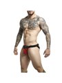 Mob Dngeon Sportsman - Sospensorio Rosso con Dettagli Metallici