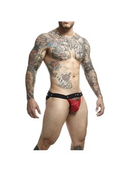 Mob Dngeon Sportsman - Sospensorio Rosso con Dettagli Metallici