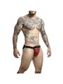 Mob Dngeon Sportsman - Sospensorio Rosso con Dettagli Metallici