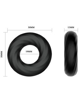 Crazy Bull - Anello Fallico in Silicone Super Morbido