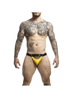 Mob Dngeon Sportsman - Sospensorio Giallo con Dettagli Metallici