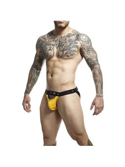 Mob Dungeon Sportsman - Yellow Jockstrap with Metallic Details