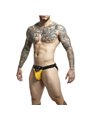 Mob Dungeon Sportsman - Yellow Jockstrap with Metallic Details