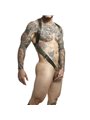 Mob Dngeon Cross Back - Imbracatura a Croce Verde Taglia Unica