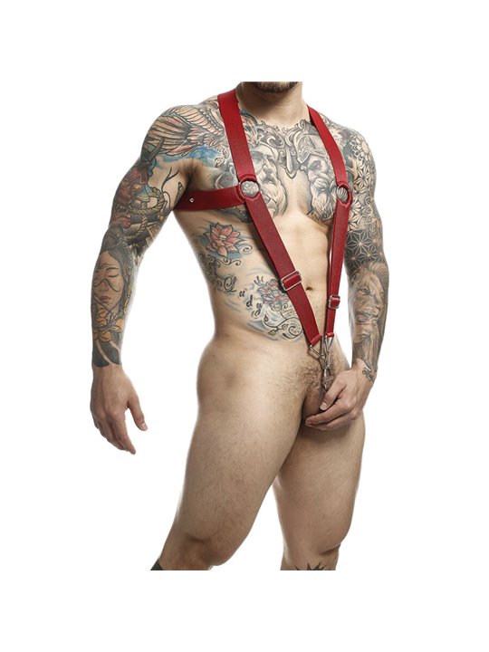 Mob Dngeon Cross Back - Imbracatura a Croce Rossa Taglia Unica