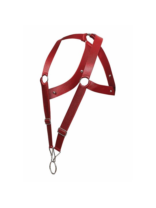 Mob Dngeon Cross Back - Imbracatura a Croce Rossa Taglia Unica