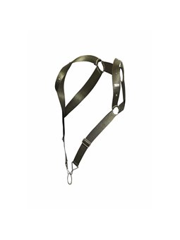 Mob Dungeon - Green Straight Back Harness One Size