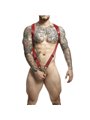 Mob Dungeon - Red Straight Back Harness One Size