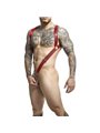 Mob Dungeon - Red Straight Back Harness One Size