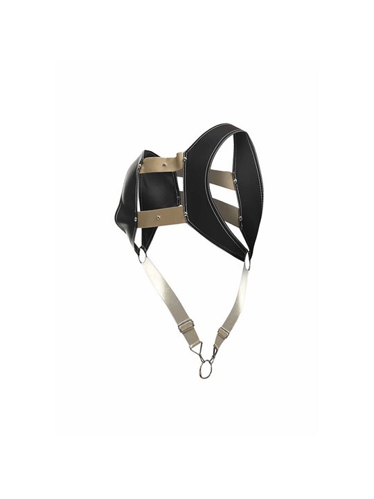 Mob Dngeon - Imbracatura Dorata con Anello Fallico Taglia Unica