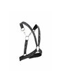 Mob Dungeon - Black Harness with Silver Chains One Size