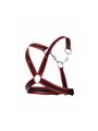 Mob Dngeon - Imbracatura Rossa con Catene Argentate Taglia Unica