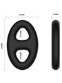 Crazy Bull - Anello Fallico Doppio in Silicone Super Morbido - Modello 1