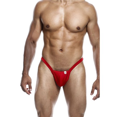 Mob - Men's Red Soft Fabric Thong Size S