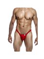 Mob - Men's Red Soft Fabric Thong Size XL
