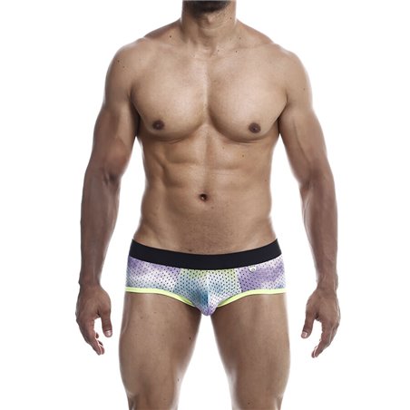 Mob Aero Brief - Multicolor Green Men's Boxer Size S