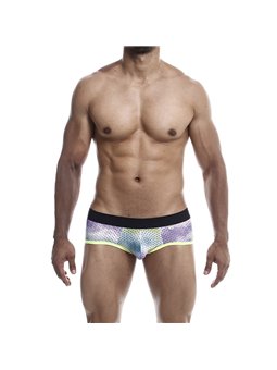 Mob Aero Brief - Boxer per Uomo Verde Multicolor Taglia XL