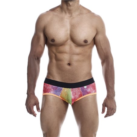 Mob Aero - Multicolor Orange Men's Boxer Size S