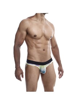Mob Aero Jock - Multicolor Green Men's Jockstrap Size S