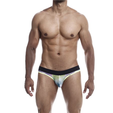 Mob Aero Jock - Multicolor Green Men's Jockstrap Size XL
